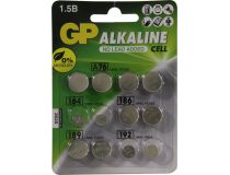 GP ACM01F—2CR12 Набор батареек щелочных (alkaline) 1.5V, 4xLR44, 2xLR43, 2xLR41, 2xLR621, 2xLR1130