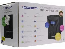 UPS 1200VA Ippon Smart Power Pro II 1200 Euro LCD+защита телефонной линии/RJ45+USB