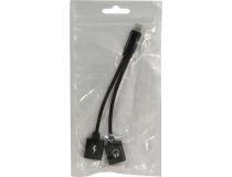 KS-is KS-355B Кабель-разветвитель Lightning(M) --  Lightning(F)power + Lightning(F)audio