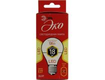 ЭРА A65-18W-827-E27 ECO (E27, 1440 люмен, 2700К, 18Вт, 220-240В)