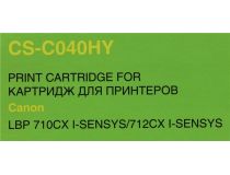 Картридж Cactus CS-C040HY Yellow для Canon LBP 710CX/712CX