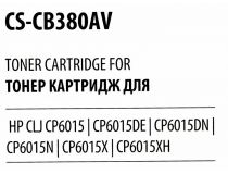 Картридж Cactus CS-CB380AV Black для HP Color LJ CP6015