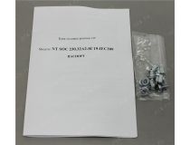 NT SOC 230.32A2-8С19-IEC309 G Блок силовых розеток 19 , серый 1U, 8 розеток IEC-320-C19, вход IEC-309