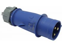 NT SOC 230.32A2-8С19-IEC309 G Блок силовых розеток 19 , серый 1U, 8 розеток IEC-320-C19, вход IEC-309