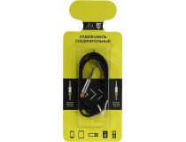 JETACCESS JA-AC01 1м Black Кабель Jack3.5-M -- Jack3.5-M 1м