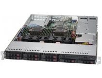 SuperMicro 1U 1029P-WTR (LGA3647, C621, 2xPCI-E, SVGA, SATA RAID,8xHS SATA, 2xGbLAN, 12DDR4 750W HS)
