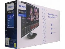 31.5 ЖК монитор PHILIPS 328P6AUBREB/00 с поворотом экрана (LCD, 2560x1440, D-Sub, HDMI, DP, USB3.0 Hub)
