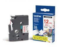 Термотрансферная лента Brother TZE232 (12мм x 8м, Red on White)