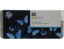 Печатающая головка (№80) + Cleaner HP C4823A YELLOW для HP designjet 1000 series