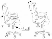 Бюрократ CH-540AXSN/26-28 Кресло (чёрный)