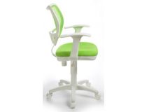 Кресло детское Бюрократ CH-W797/SD/TW-18 спинка сетка салатовый сиденье салатовый TW-18 колеса белый/салатовый