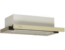  NEW  КВ II М-400-60-249 Вытяжка встраиваемая Elikor Интегра Glass 60Н-400-В2Д нержавеющая сталь/стекло бежевое