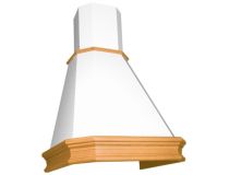 Вытяжка каминная Elikor Пергола 60П-650-П3Л бежевый/дуб неокрашенный управление: ползунковое (1 мотор)