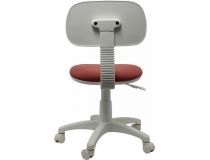 Бюрократ CH-W201NX/26-31 Кресло детское (белый пластик, ткань розовая)