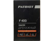 Patriot F400 315302405 Насос дренажный для грязной воды (400W, 133л/мин, 5м, шнур 7м)