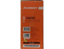 Patriot F400 315302405 Насос дренажный для грязной воды (400W, 133л/мин, 5м, шнур 7м)
