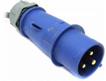 NT SOC 230.32A2.VA-6S-IEC309 B Блок силовых розеток 19 , чёрный 1U, 6 евророзеток, вход IEC-309