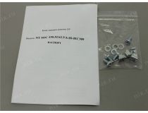 NT SOC 230.32A2.VA-6S-IEC309 B Блок силовых розеток 19 , чёрный 1U, 6 евророзеток, вход IEC-309