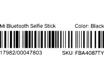 Xiaomi FBA4087TY Black Селфи-монопод телескопический для смартфонов (Bluetooth, кнопка спуска затвора)