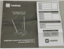 HARPER ADVB-1415 Black Телевизионная комнатная антенна (DVB T2)