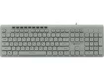 Клавиатура OKLICK Multimedia Keyboard 490ML White USB 104КЛ+9КЛ М/Мед, подсветка клавиш 1067205 