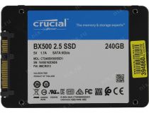 SSD 240 Gb SATA 6Gb/s Crucial BX500  CT240BX500SSD1  2.5 3D TLC