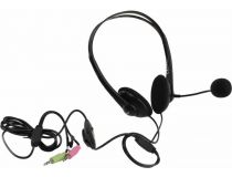 Наушники с микрофоном A4Tech HS-6 (шнур 2м, с регулятором громкости)