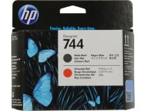 Печатающая головка HP F9J88A (№744) Matte Black/Chrom Red для HP DesignJet Z2600/Z5600