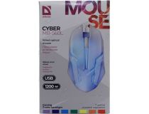 Defender Optical Mouse Cyber MB-560L White (RTL) USB 3btn+Roll  52561 