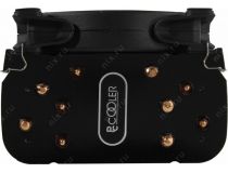 PCCooler GI-H58U CORONA R (4пин, 775/1155/1366/2011/AM4-FM2, 26.5дБ, 1000-1800 об/мин, Al+тепл.трубки)
