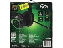 Наушники с микрофоном QUMO Flex GHS 0003 (шнур 2м, с регулятором громкости)