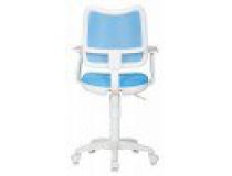 Кресло детское Бюрократ CH-W797/LB/TW-55 спинка сетка голубой сиденье голубой TW-55 (пластик белый)