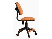 Кресло детское Бюрократ KD-4-F/GIRAFFE оранжевый жираф