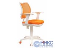 Кресло детское Бюрократ CH-W797/OR/TW-96-1 спинка сетка оранжевый сиденье оранжевый TW-96-1 колеса белый/оранжевый