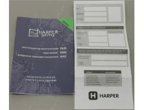 Наушники с микрофоном HARPER GHS-R101 (шнур 1.2м, с регулятором громкости)