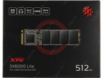 SSD 512 Gb M.2 2280 M ADATA XPG SX6000 Lite  ASX6000LNP-512GT-C 3D TLC