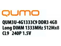 QUMO QUM3U-4G1333С9 DDR3 DIMM 4Gb PC3-10600 CL9
