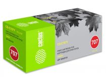 Тонер Картридж Cactus CS-C707Y желтый (2000стр.) для Canon LBP i-Sensys 5000/5100
