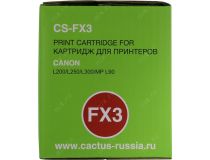 Картридж Cactus CS-FX3 для Canon L200/L300/MP L90