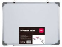 Демонстрационная доска Deli E39037A магнитно-маркерная лак 120x180см алюминиевая рама белый