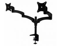 Cactus CS-VM-FE124D-BK настольный кронштейн для 2 мониторов (VESA75/100, 15 -27 , 2x8кг)