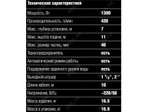 ЗУБР Профессионал НПГ-Т3-1300 Насос погружной для грязной воды (1300Вт, 420л/мин, 11м, шнур 10м)