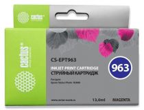 Картридж струйный Cactus CS-EPT963 пурпурный (13мл) для Epson Stylus Photo R2880