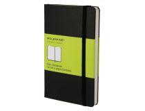 Блокнот Moleskine CLASSIC QP012 Pocket 90x140мм 192стр. нелинованный твердая обложка черный