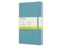 Блокнот Moleskine CLASSIC QP062B35 Large 130х210мм 240стр. нелинованный твердая обложка голубой