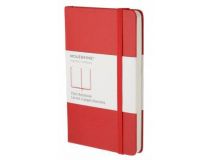 Блокнот Moleskine CLASSIC QP012R Pocket 90x140мм 192стр. нелинованный твердая обложка красный
