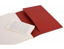 Блокнот Moleskine CAHIER JOURNAL CH121 XLarge 190х250мм обложка картон 120стр. линейка клюквенный (3шт)