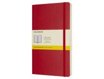 Блокнот Moleskine CLASSIC SOFT QP617F2 Large 130х210мм 192стр. клетка мягкая обложка красный