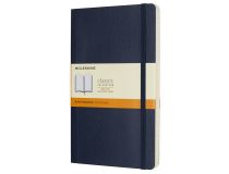 Блокнот Moleskine CLASSIC SOFT QP616B20 Large 130х210мм 192стр. линейка мягкая обложка синий сапфир