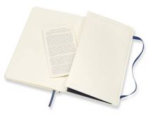Блокнот Moleskine CLASSIC SOFT QP616B20 Large 130х210мм 192стр. линейка мягкая обложка синий сапфир